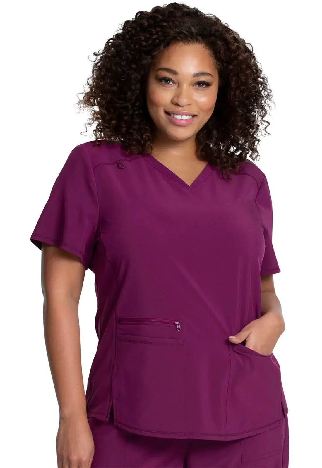 Cherokee Allura Women's Shirtail Scrub Top CKA685
